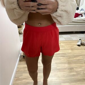 Lululemon fast and free shorts